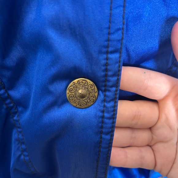 Vintage Obermeyer Ski Jacket Electric Blue Retro 80s/90s Women’s Size 10 Winter - Picture 4 of 10